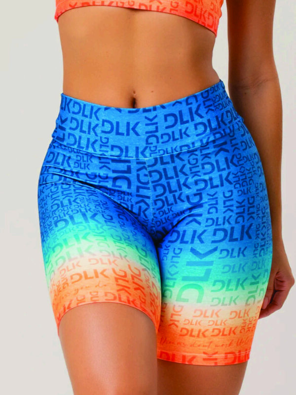 Biker suplex sublimado celeste